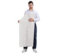 Nanxson Tablier imperméable Tablier en caoutchouc Tablier de boucher | Tablier de boucher résistant à l'huile, épais Tablier à bavette ultra-résistant pour boucherie, jardin, abattoir, pêche
