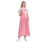 Nanxson Tablier unisexe imperméable en TPU, tablier de cuisine réglable | Tablier de travail léger et ajustable pour hommes et femmes, pour faire la vaisselle, aider à prendre un bain, jardiner