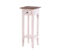 Napoleon 75 Table d'appoint en bois d'acajou 75 x 30 x 30 cm, style colonial, guéridon, petite table en bois