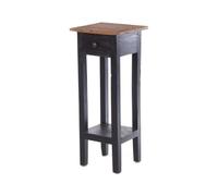 Napoleon 75 Table d'appoint en bois d'acajou 75 x 30 x 30 cm, style colonial, guéridon, petite table en bois