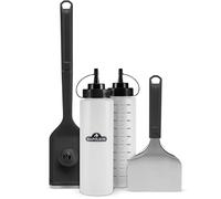 Napoleon Kit nettoyage barbecue GATL013 – 4 pièces : raclette, brosse, 2 bouteilles souples