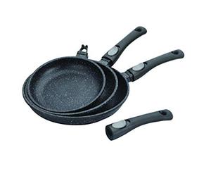 NAPOLEON CUI01194 SET DE 3 POELES 20/24/28cm + POIGNEE AMOVIBLE