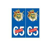 Napoléon empire sticker numéro au choix autocollant plaque auto logo 1 - Angles : arrondis