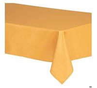 Nappe anti-tâche jaune moutarde 140x240cm - Atmosphera Créateur d'intérieur