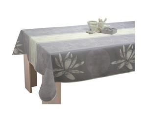 Nappe anti-tache - Lotus - Rectangulaire 300 cm - Déperlant - Qualité lourde - Blanc