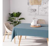 Nappe Anti-Tâches Rectangle 140x300 Cm Alix Bleu Celadon, Par Soleil D'ocre