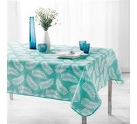 Nappe antitache 150 x 240 cm polyester imprime lifette Menthe Vert G