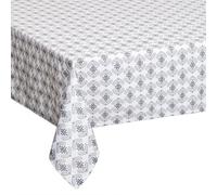 Atmosphera - Nappe anti-tache Hindi à motifs 140x240 cm Gris