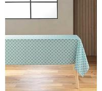 Douceur d'Intérieur – Nappe Costaria antitache imprimée polyester 145 x 240 cm Sauge