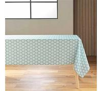 Douceur d'Intérieur, Nappe Rectangle (145 x 240 cm) Davia Sauge, Polyester Imprimé