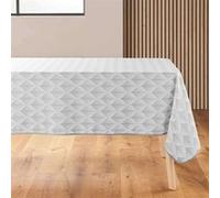 Nappe Antitache Imprimé "Kalini" 150x240cm Gris Gris G