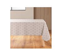 Nappe Antitache Imprimé Kalini 150x240cm Naturel