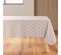 Nappe Antitache Imprimé Kalini 150x240cm Naturel