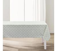 Nappe Antitache Imprimé Opaline 145x240cm Vert Sauge