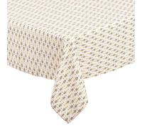 Nappe Antitache Imprimé Peduru 140x240cm Beige