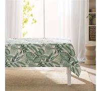 Nappe Antitache Imprimé "Stylis" 140x240cm Vert Sauge Vert