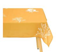 Nappe Antitache Imprimée Garrigue 150x300cm Moutarde