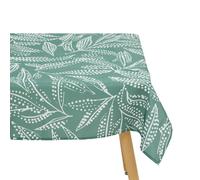 Nappe Antitache Imprimée Tropical 140x240cm Vert Olive