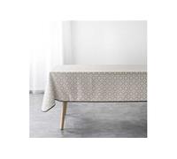 Nappe antitache rectangulaire 150x240 cm - Graphique Beige