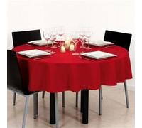 NAPPE ANTITACHE RONDE 180CM Rouge