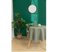 Nappe antitache unie perle ronde 160 cm