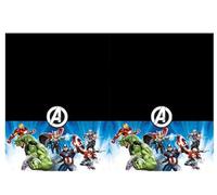 Nappe Avengers pour anniversaire d'enfant et fêtes à thème, dimensions : 120 x 180 cm, facile à nettoyer, réutilisable, nappe pour fête d'anniversaire d'enfant