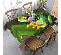 Nappe Bébé Rainette Imprimée Couverture De Table Facile d'entretien Nappes Décoration Nappe De Table pour Jardin Salle À Manger Pique-Niques 137X183Cm