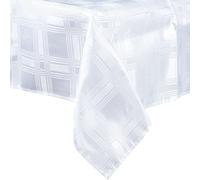 Nappe blanche antitache 180x130 cm