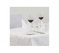 Nappe Blanche Coton Motifs Feuilles 1780 x 2750 mm