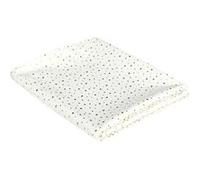 Nappe Blanche Motifs Etoiles Dorés 140x250cm - SOLINA -
