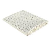 Nappe Blanche Motifs Géométriques Dorés 140x250cm - SOLINA - ALTOBUY Blanc