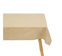 Nappe Brodé en Coton Joy 150x250cm Beige