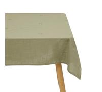 Nappe Brodé en Coton Joy 150x250cm Kaki