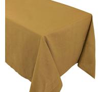 Nappe carré 100% coton 170x170 cm PRÉLUDE jaune curry