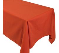 Nappe carré 100% coton 170x170 cm PRÉLUDE rouge paprika