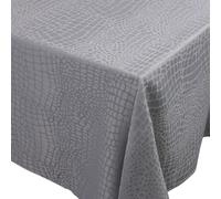 Nappe carrée 150x150 cm Jacquard 100% polyester LOUNGE perle