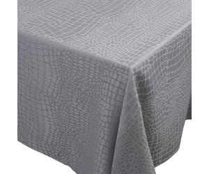 Nappe carrée 150x150 cm Jacquard 100% polyester LOUNGE perle