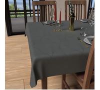 Soleil d'ocre, Luxury Nappe carée Anti-tâches 180x180 cm, Polyester, Gris