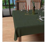 Soleil d'ocre, Nappe carrée Ant-tâches 180x180 cm Luxury Vert