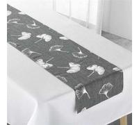 Nappe & Chemin de Table Euphoria 140x250cm Gris & Argent