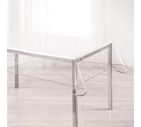 Nappe Cristal Garden 140x240cm Transparent & Taupe