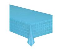 Nappe Damassée Bleu Ciel En Rouleau