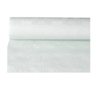 Nappe damassée, (l)0,8 x (L)50 m, blanc