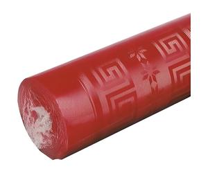 Nappe damassée - SMIFFY'S - 1 20 x 6 m - Rouge - Damassé - 1 20 m x 6 m