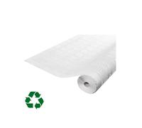 Nappe damassée - SMIFFY'S - 1.20m x 25m - Blanc - Écologique - 100% biodégradable