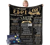 Nappe d'anniversaire au motif féminin - Cadeau d'anniversaire pour femme - Fête d'anniversaire - Décoration élégante - 152 x 127 cm - Noir
