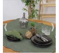 Nappe de jeux carré de table Vert 100x100 cm