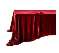 Nappe de Noël en pour velours polyester rectangulaire 147x180cm Vert | Texture douce et lisse pour facile d'entretien convient à pour la plupart des tables pour idéal pour la décoration