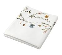 Nappe de Noël HAMMERSHOI 150 x 270 cm, blanc, coton, Kähler