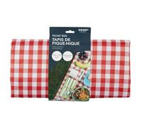 Nappe de Pique-Nique ""Champêtre"" 130x150cm Rouge